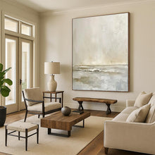 Load image into Gallery viewer, Soft - Toned Seascape Abstract - Fits Coastal Bedroom &amp; Relaxation Nook LargeART2360
