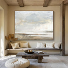 Load image into Gallery viewer, Textured Landscape Abstract Painting for Bohemian Café &amp; Nature - Lovers’ Lounge DKH249
