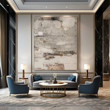 Load image into Gallery viewer, Hand - painted Massive Multi - Toned Textured Abstract Acrylic Art for Artistic Studios LargeART0127
