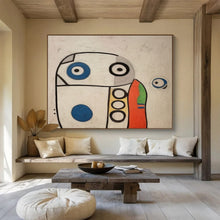 Load image into Gallery viewer, Colorful Robot Fantasy Playful Shapes &amp; Bright Hues on Canvas DLZ001
