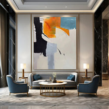 Load image into Gallery viewer, Large - Scale Hand - painted Color Blocked Dynamism Acrylic Art for Modern Home Offices LargeART0208
