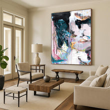 Load image into Gallery viewer, Vibrant Drip Melody – Colorful Dripping Strokes in Abstract Chaos DTP191
