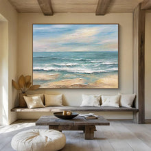 Load image into Gallery viewer, Vibrant Coastal Seascape Abstract Painting DKH530

