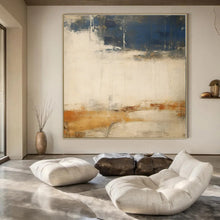 Load image into Gallery viewer, Textured Abstract with Plant, Ideal for Bohemian Bedroom &amp; Nature - Inspired Study LargeART1341
