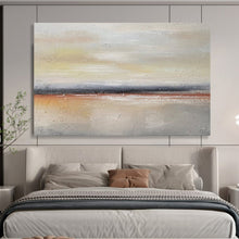 Load image into Gallery viewer, Warm - Hued Horizon Abstraction Abstract acrylic painting DLZ019
