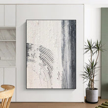 Load image into Gallery viewer, “Gray &amp; Black Textured Lines” – Gray, black, textured lines, white background DTP399
