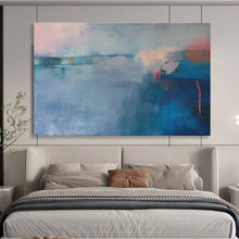 Load image into Gallery viewer, Cool - Toned Abstract Painting with Subtle Shifts DKH477
