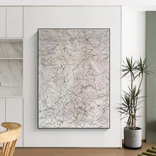 Load image into Gallery viewer, Massive Intricate Gray Lines Acrylic for Minimalist Study &amp; Calming Yoga Studio LargeART0306
