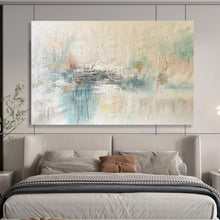Load image into Gallery viewer, Soft Tones Abstract Painting for Serene Bedroom &amp; Minimalist Boutique DKH290
