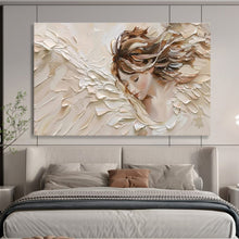 Load image into Gallery viewer, Textured Angel - Themed Abstract Painting On Canvas DKH454
