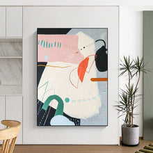 Load image into Gallery viewer, Pastel - Toned Abstract Composition - Perfect for Bohemian Bedroom &amp; Art Café LargeART2382
