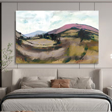 Load image into Gallery viewer, Colorful Rolling Hills Landscape Abstract acrylic painting DLZ126
