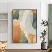 Load image into Gallery viewer, Custom Large Colorful Wavy Abstract - Perfect for Playful Kids’ Room &amp; Vibrant Café LargeART0761
