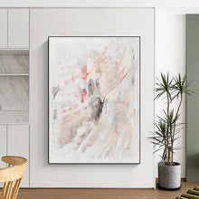 Load image into Gallery viewer, “Soft Tones Abstract” - Minimalist Abstract Art on Canvas DKH1530
