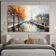 Load image into Gallery viewer, Autumn in Paris Large - scale acrylic painting DLZ171
