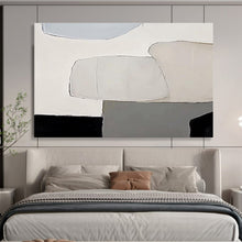 Load image into Gallery viewer, Soft Color - Blocked Abstract Painting on Canvas - “Gentle Divide” DKH597
