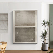 Load image into Gallery viewer, “Subtle Grey Toned Landscape Diptych” - Monochromatic Horizon Art on Canvas DKH1359

