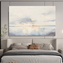 Load image into Gallery viewer, Serene Abstract Sunset Painting On Canvas DKH415
