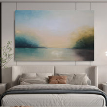 Load image into Gallery viewer, Soft - Toned Ethereal Riverview Abstract acrylic painting DLZ014
