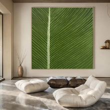 Load image into Gallery viewer, Green Leaf Vein Abstract Painting, Suited for Nature - Lover’s Office &amp; Botanical Café LargeART1429
