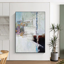 Load image into Gallery viewer, Whitewash Wonders - Soft Color Abstract Acrylic, Ideal for Bright, Airy Kitchens and Feminine - Style Boudoirs DTP040
