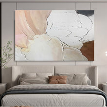 Load image into Gallery viewer, Textured Pastel Abstract Painting for Feminine Boudoir &amp; Soft - Toned Café DKH184
