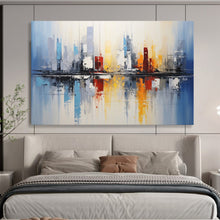 Load image into Gallery viewer, Cityscape Reflection Large - scale acrylic painting DLZ170
