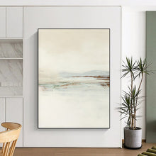 Load image into Gallery viewer, Soft Beige &amp; Subtle Shades – Abstract Landscape Oil with Gentle Transitions DTP224
