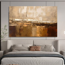 Load image into Gallery viewer, Neutral Abstract Textures - Sophisticated Living Room Art LargeART1504

