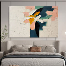 Load image into Gallery viewer, Colorful Abstract Floral Painting on Canvas - “Vibrant Blooms” DKH747
