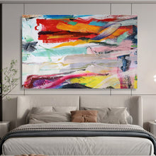 Load image into Gallery viewer, Vibrant Abstract Expressionist Painting for Bold Living Room &amp; Contemporary Art Space DKH305
