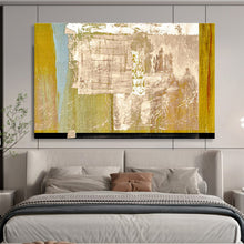 Load image into Gallery viewer, Earth - Toned Abstract Geometric Painting On Canvas DKH393
