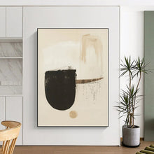 Load image into Gallery viewer, Oversized Earth - Tone Abstract Acrylic for Cozy Reading Nook LargeART0275
