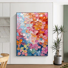Load image into Gallery viewer, “Textured Flower Petals” - Impasto Floral Art on Canvas DKH1657
