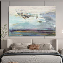 Load image into Gallery viewer, Dreamy Sky Abstract Painting for Poetry Corner &amp; Minimalist Nursery DKH196
