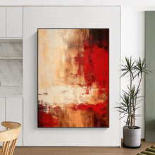 Load image into Gallery viewer, Large - Scale Warm - Toned Abstract Art - Ideal for Luxury Living Room &amp; Cozy Restaurant LargeART0774
