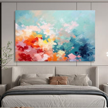 Load image into Gallery viewer, Pastel Color Block Abstract Abstract acrylic painting DLZ058
