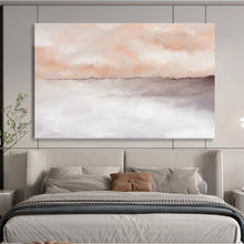 Load image into Gallery viewer, Blush - Toned Abstract Sea Painting On Canvas DKH418
