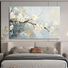 Load image into Gallery viewer, Soft - Toned “Blossom Branch” Painting on Canvas, Serene Floral Decor DKH805
