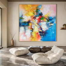 Load image into Gallery viewer, Color Explosion Abstract Painting, Ideal for Playful Kids’ Room &amp; Artsy Coffee Shop LargeART1393
