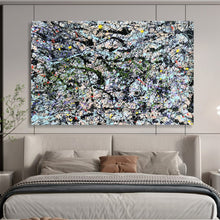 Load image into Gallery viewer, Multi - Color Splatter - Eclectic Living Room Art LargeART1590
