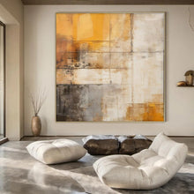 Load image into Gallery viewer, Muted - Tone Abstract Grid Acrylic Art, Great for Modern Minimalist Bedroom &amp; Calm Study Space LargeART1057
