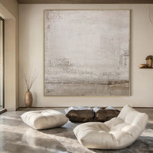 Load image into Gallery viewer, Light Grey Subtle Abstract Acrylic Art, Great for Nursery &amp; Reading Corners LargeART0979
