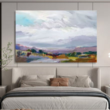 Load image into Gallery viewer, Colorful Abstract Landscape Painting On Canvas DKH442
