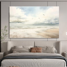 Load image into Gallery viewer, Seaside Landscape Abstract Painting for Coastal Home &amp; Relaxing Bedroom DKH320
