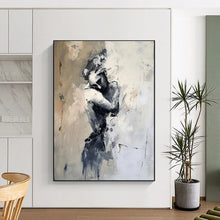 Load image into Gallery viewer, Abstract Solitary Figure Art, Suited for Contemplative Study &amp; Modern Gallery LargeART1832
