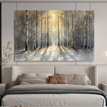 Load image into Gallery viewer, Golden Forest “Mystic Pathway” Painting on Canvas, Enchanted Landscape Art DKH802
