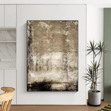 Load image into Gallery viewer, Weathered Texture Abstract Acrylic Art - Suited for Industrial - chic Cafe &amp; Retro - styled Parlor LargeART0553
