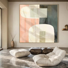 Load image into Gallery viewer, Soft Color Block Abstract Acrylic Art, Nice for Nursery &amp; Light - Filled Sunroom LargeART1048
