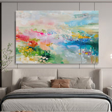 Load image into Gallery viewer, Colorful Garden - Inspired Abstract Canvas Painting DKH494
